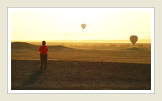 Hot air balloons, Sesriem